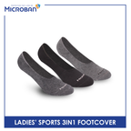 Microban Ladies' Cotton Thick Sports Foot Cover 3 pairs in a pack VLSFG5