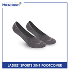 Microban Ladies' Cotton Thick Sports Foot Cover 3 pairs in a pack VLSFG5
