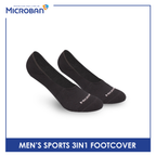 Microban Men’s Cotton Thick Sports Foot Cover 3 pairs in a pack VMSFG5