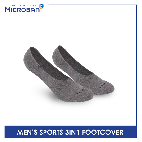 Microban Men's Cotton Thick Sports Foot Cover 3 pairs in a pack VMSFG5
