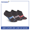 Microban Men's Cotton Thick Sports Low Cut Socks 3 pairs in a pack VMSKG16
