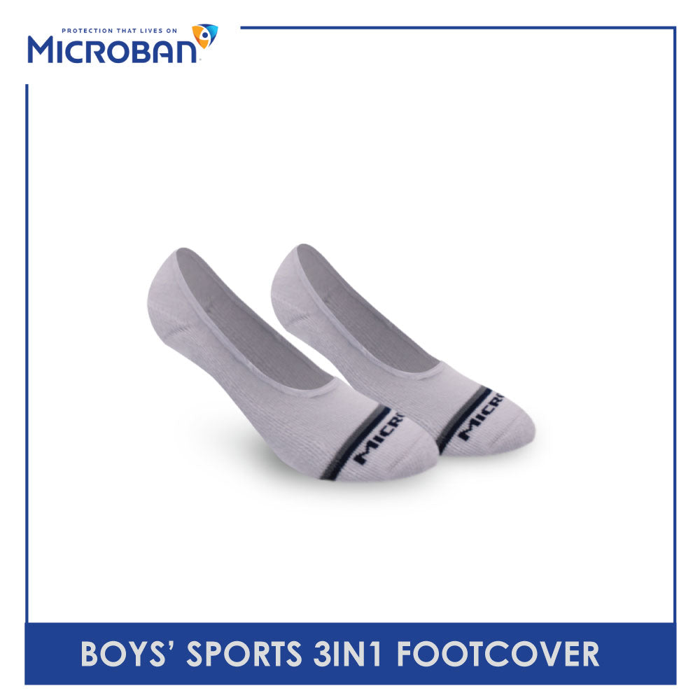 Microban Boys' Cotton Thick Sports Foot Cover 3 pairs in a pack VBSFG7
