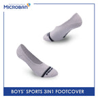 Microban Boys' Cotton Thick Sports Foot Cover 3 pairs in a pack VBSFG7