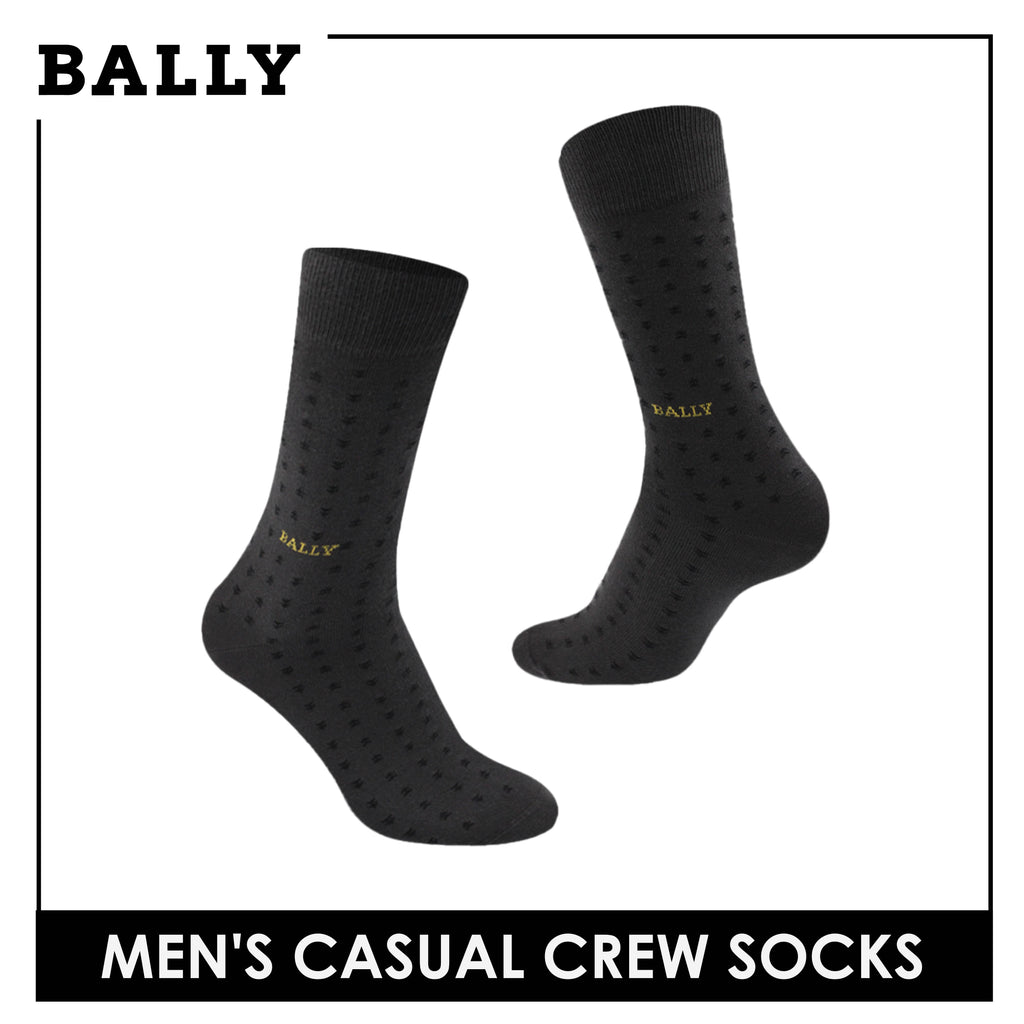 Bally Men's Premium Cotton Light Performance Dress Crew Socks 1 pair YMC1101