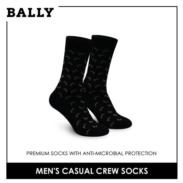 Bally Men's Cotton Lite Casual Premium Crew Socks 1 pair YMM9103