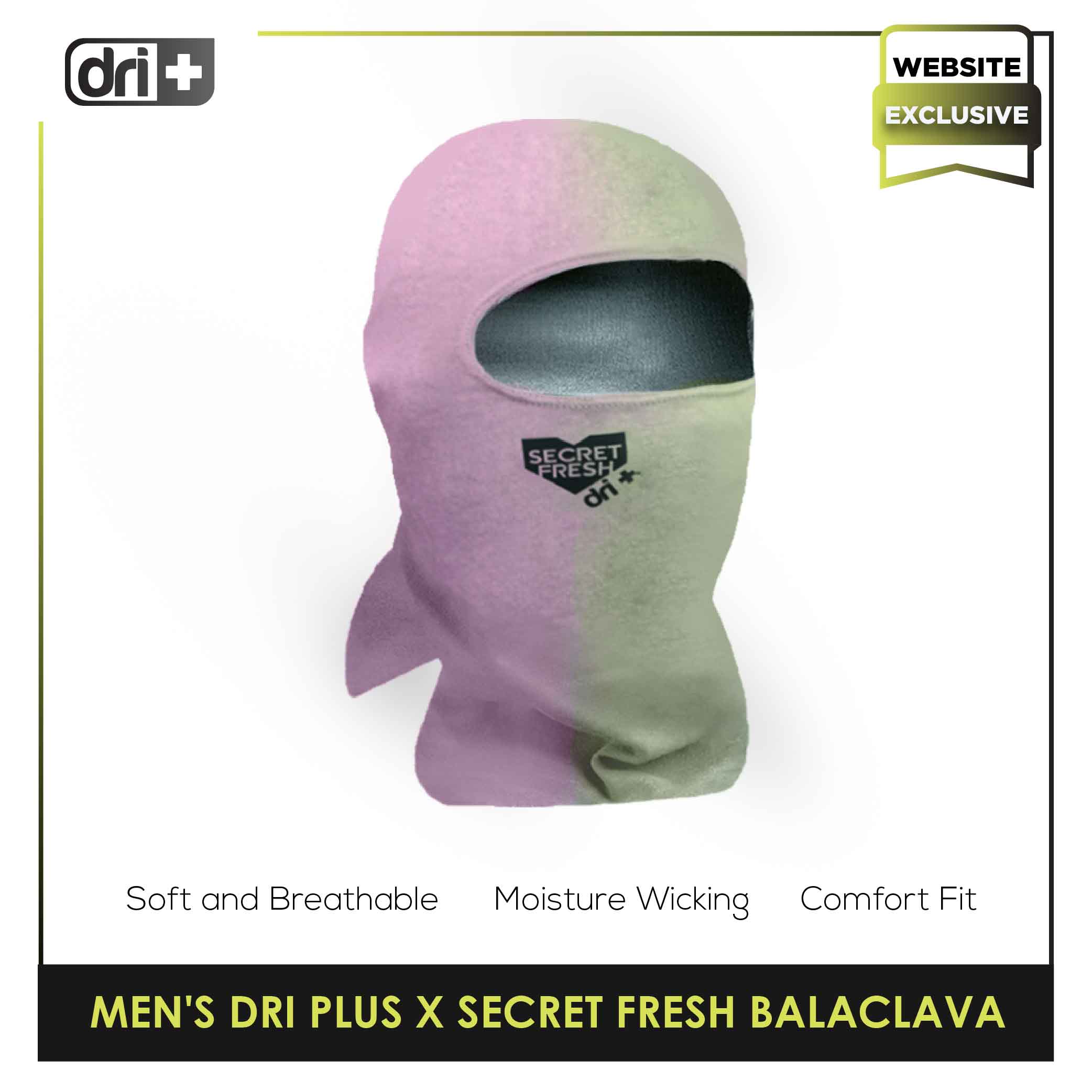 Dri Plus SFDMBALA1101 Men's Moisture Wicking Balaclava X Secret Fresh 1 pc (6558429708393)