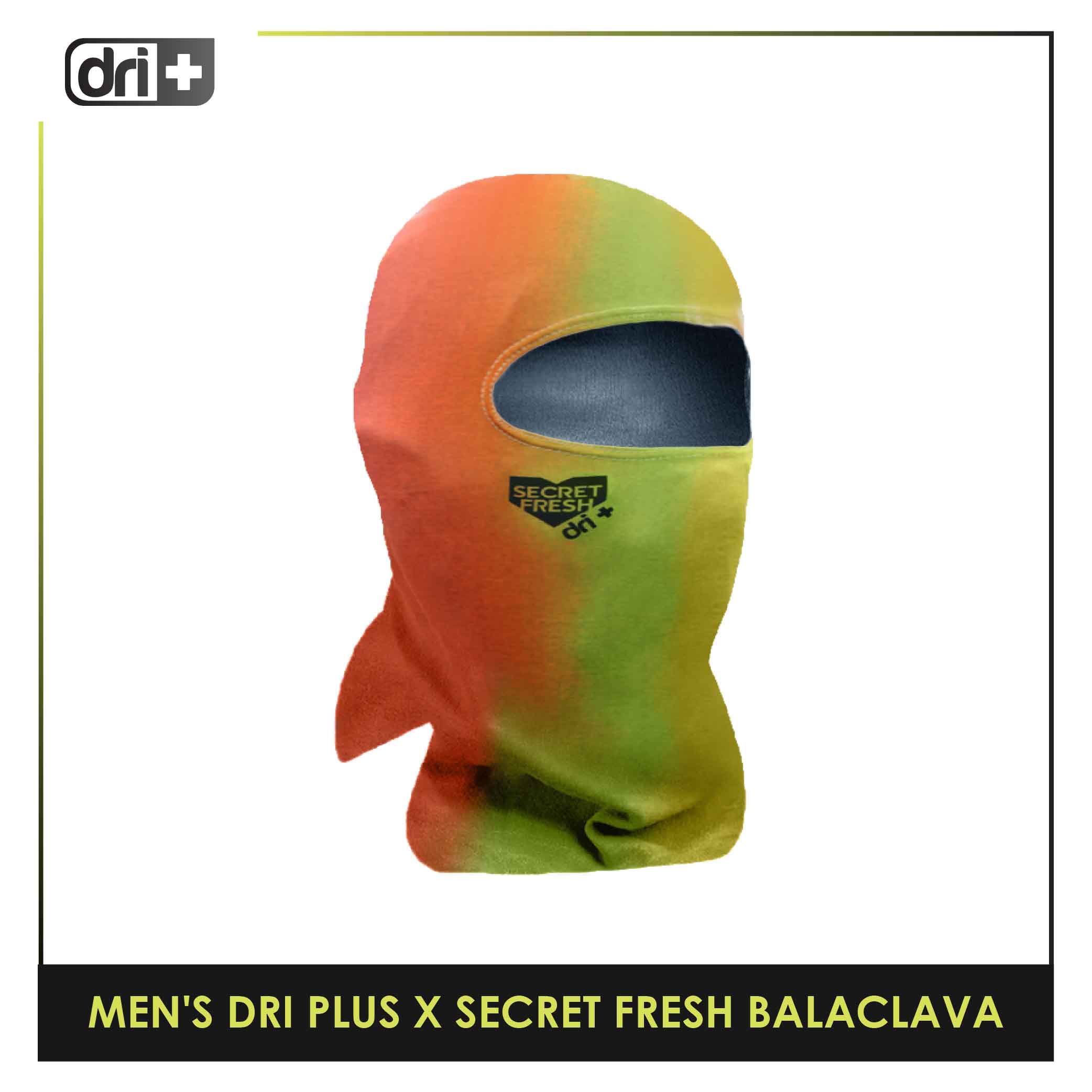 Dri Plus SFDMBALA1101 Men's Moisture Wicking Balaclava X Secret Fresh 1 pc (6558429708393)