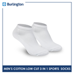 Burlington BML-219 Men's Thick Low Cut Sports Socks 3 pairs in a pack (4357825036393)