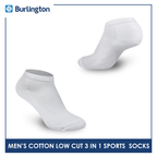 Burlington BML-219 Men's Thick Low Cut Sports Socks 3 pairs in a pack (4357825036393)