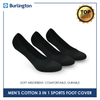 Burlington Men's Cotton Thick Sports Foot Cover 3 pairs in a pack BMSFG3