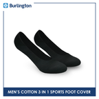 Burlington BMSFG3 Men's Thick Cotton No Show Sports Socks 3 pairs in a pack (4700281929833)