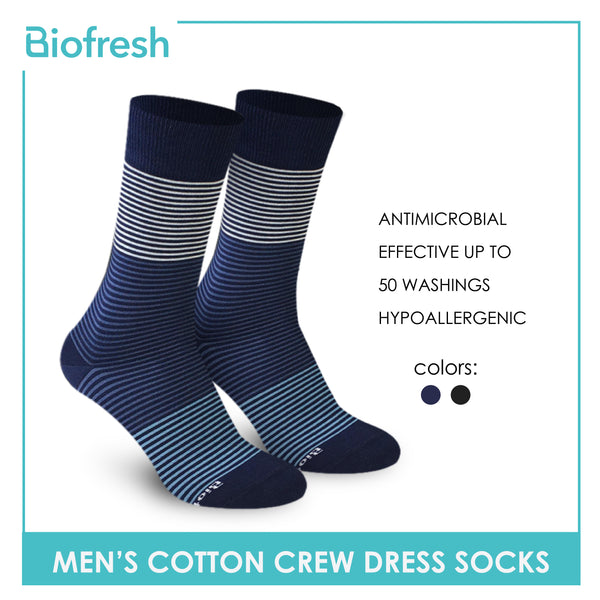 Biofresh RMDK1804 Men's Cotton Crew Dress Socks (4759474634857)