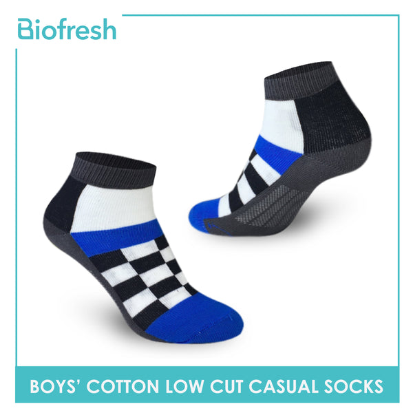 Biofresh RBCK37 Boys Cotton Low Cut Casual Socks (4759649222761)
