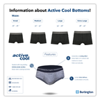 Burlington Men's Cotton 5 pieces in a pack Boxer Brief OGTMBBG1 (Limited Time Offer)