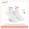OMO OLCE9208 Ladies Cotton Ankle Casual Socks 1 pair