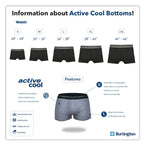 Burlington Men's Cotton Boxer Brief 3 pieces in a pack GTMBBG15